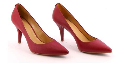 escarpins michael kors rouge|Chaussures de créateur pour femme .